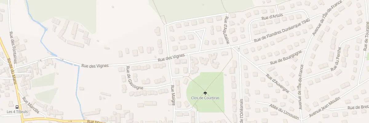 Plan du 59 Rue des Vignes à Vendôme