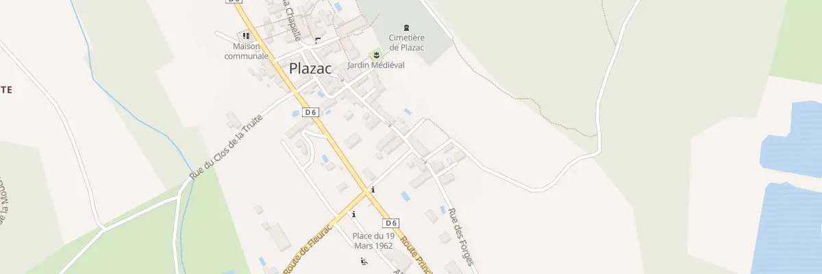 Plan du 5 Rue des Forges à Plazac