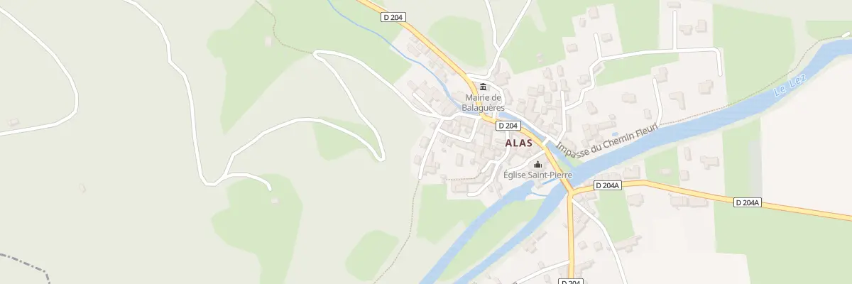 Plan du 187 Art à Balaguères