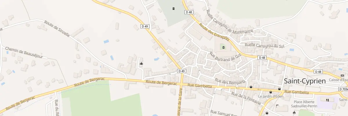 Plan du 4A Rte du Bugue à Saint-Cyprien