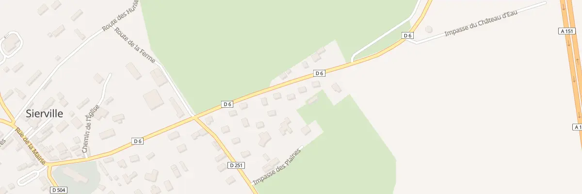 Plan du 400 Rte des Hauts Vallons à Sierville