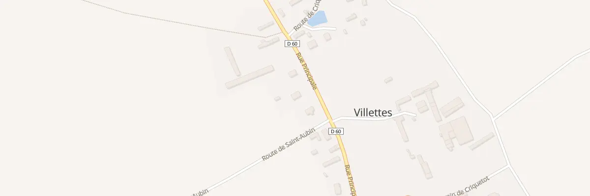 Plan du 6 Rue Principale à Villettes