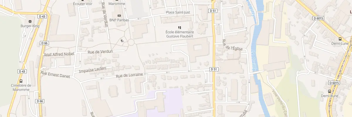 Plan du 14 Rue de Lorraine à Maromme