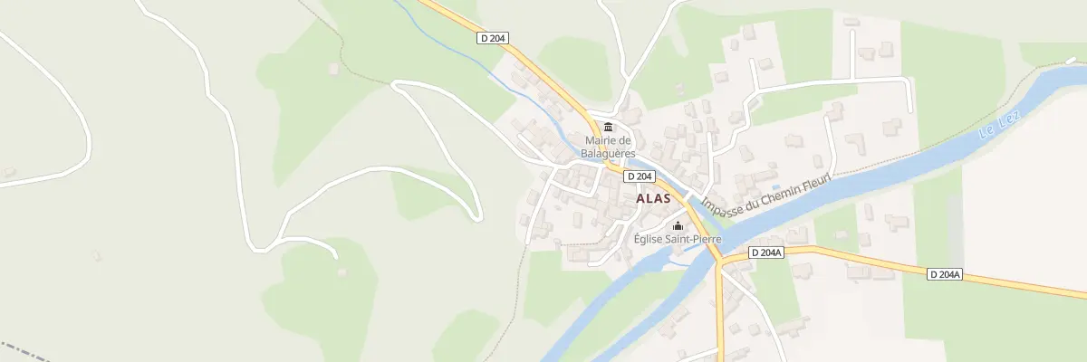 Plan du 123 Art à Balaguères