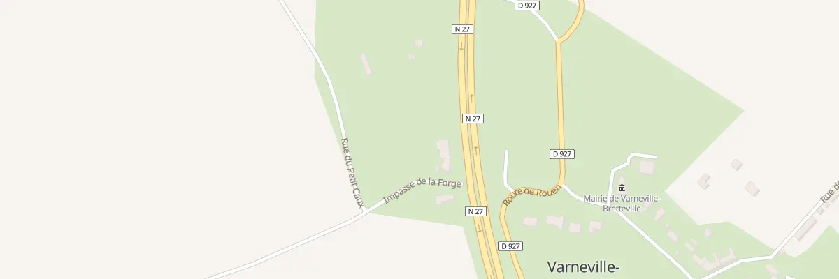 Plan du 5083 Le Bourg à Varneville-Bretteville