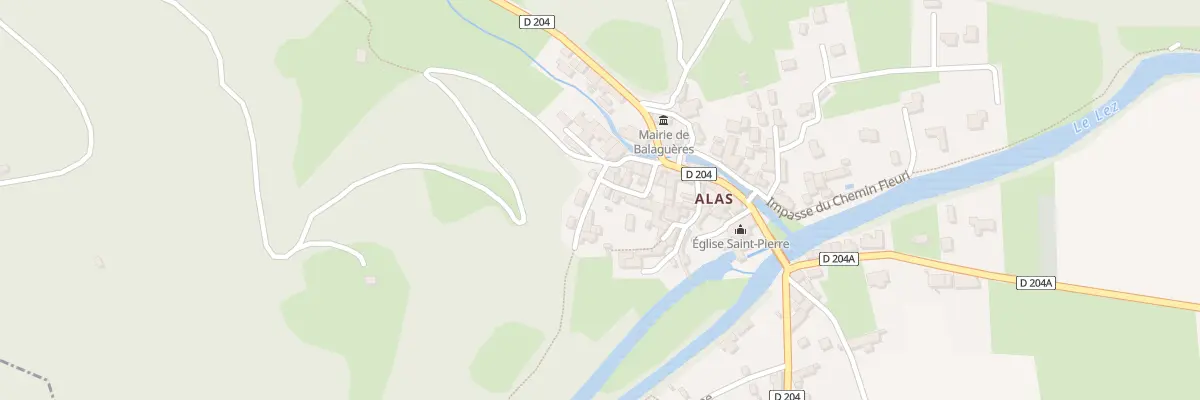 Plan du 129 Village à Balaguères