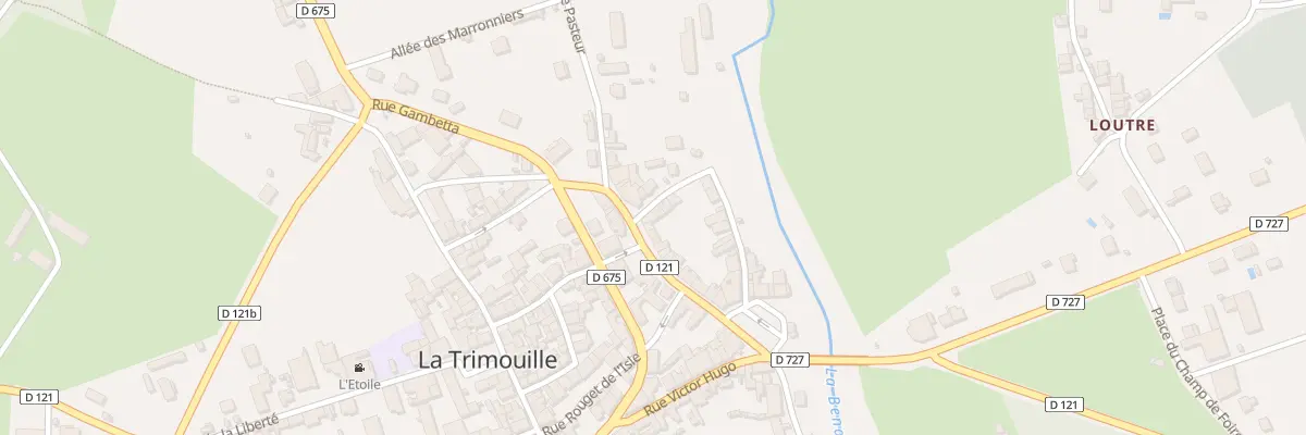 Plan du 5153 Rue de Trupet à La Trimouille