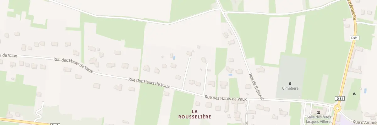 Plan du 194 Rue des Hauts de Vaux à Civray-de-Touraine
