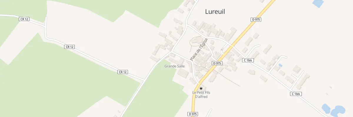 Plan du 34 Pl de l’Eglise à Lureuil
