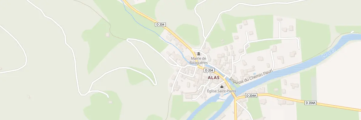 Plan du 125 Village à Balaguères