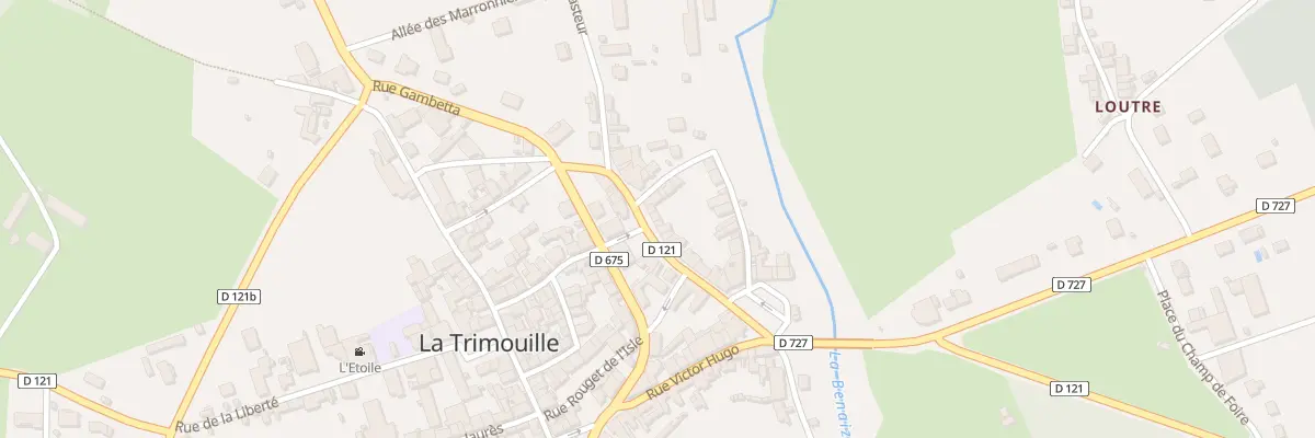 Plan du 22 Rue de Trupet à La Trimouille