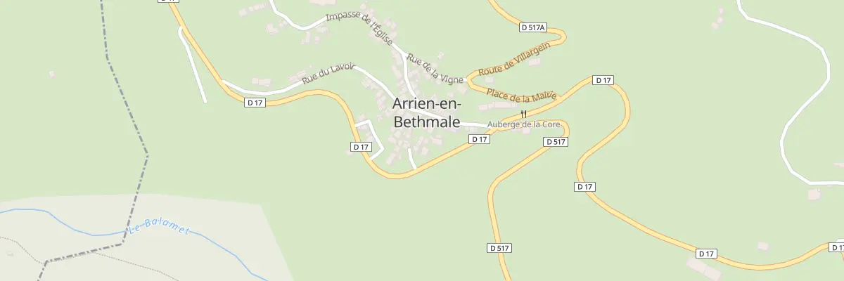 Plan du 5 Rue de la Carrèro à Arrien-en-Bethmale