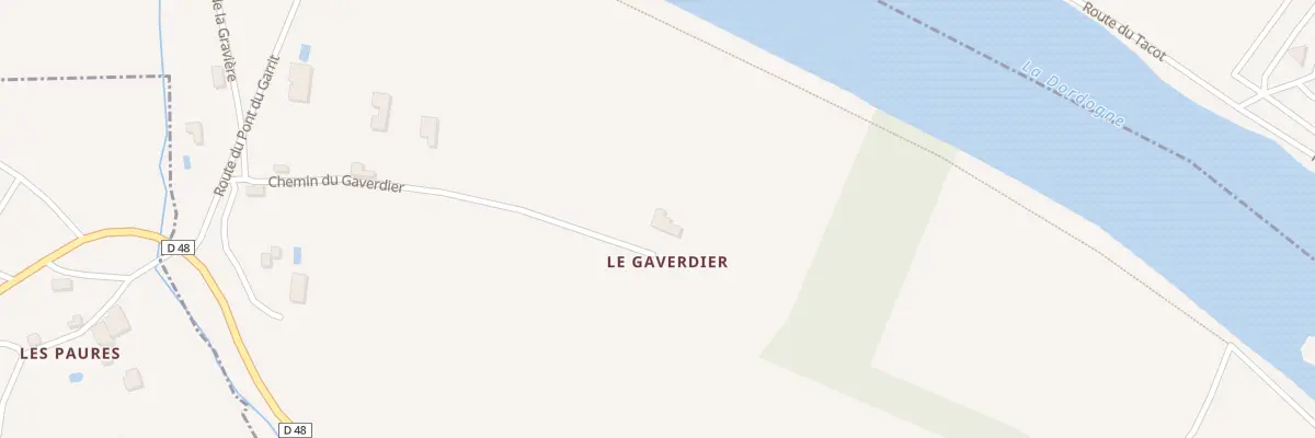 Plan du 331 Che du Gaverdier à Berbiguières