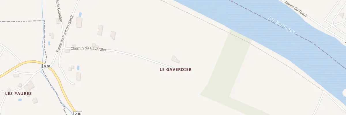 Plan du 331 Che du Gaverdier à Berbiguières