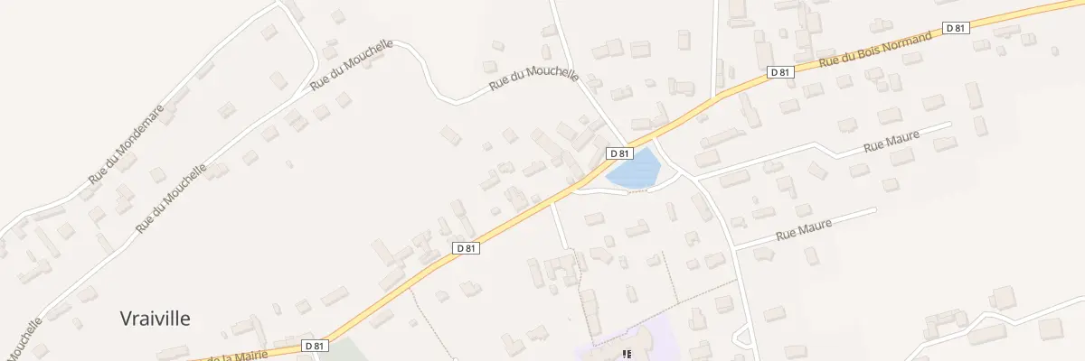 Plan du 32 Rue de la Mairie à Vraiville