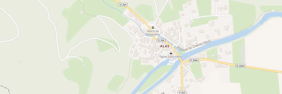 Plan du 5220 Village à Balaguères