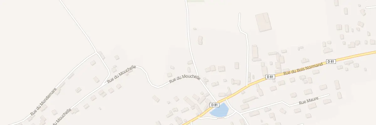 Plan du 40 Rue du Mouchelle à Vraiville