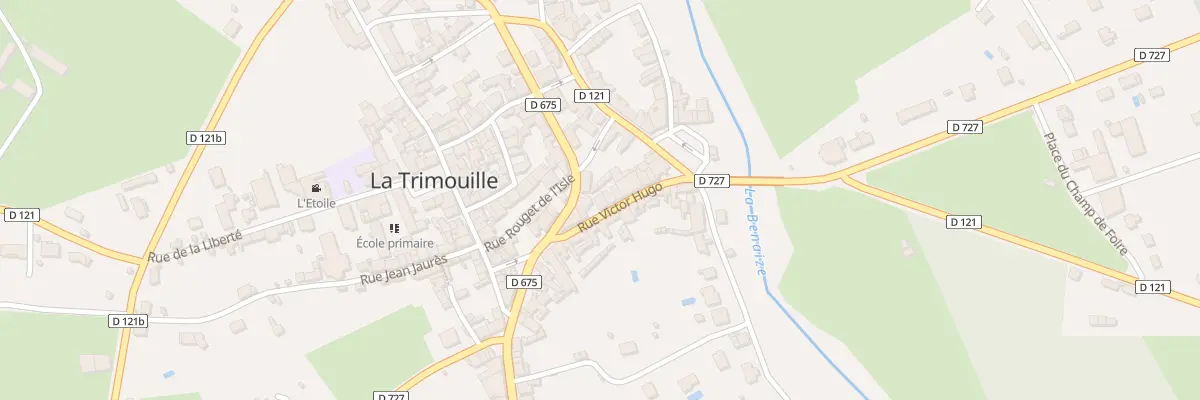 Plan du 3 Rue Victor Hugo à La Trimouille