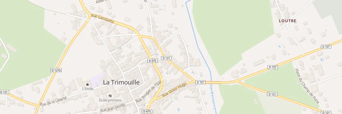Plan du 12 Rue de Trupet à La Trimouille