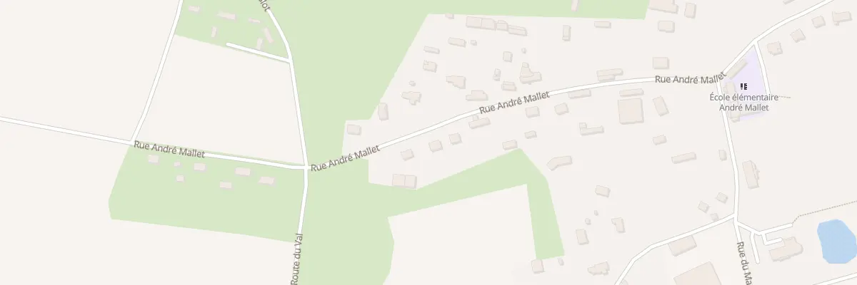 Plan du 515 Rue Andre Mallet à Biville-la-Baignarde