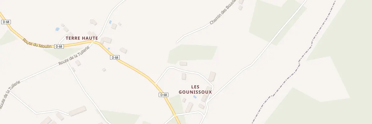 Plan du 299 Che des Bouviers à Ajat