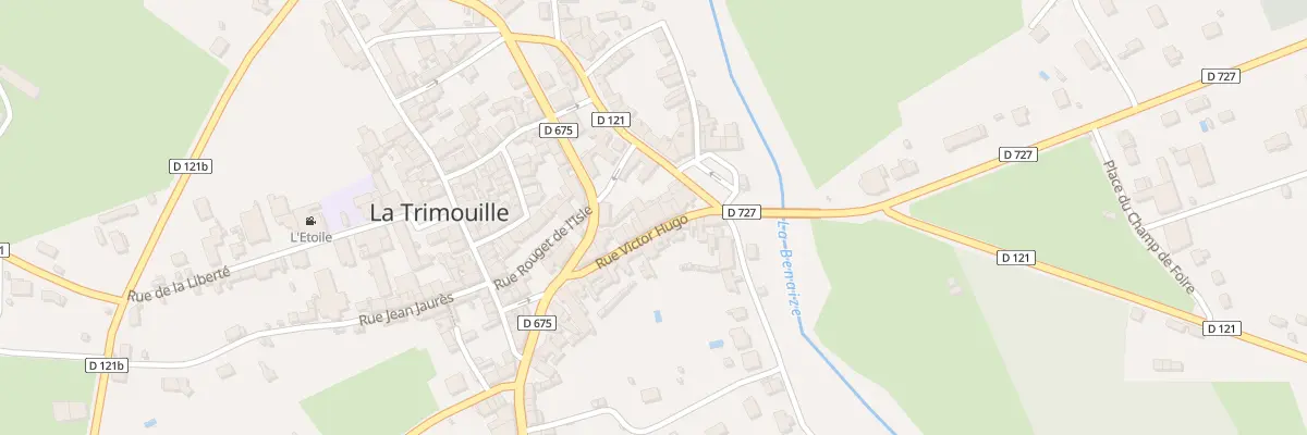 Plan du 9 Rue Victor Hugo à La Trimouille