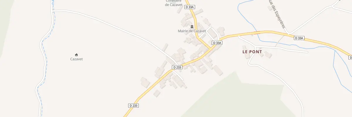Plan du 72 Cazavet Village à Cazavet