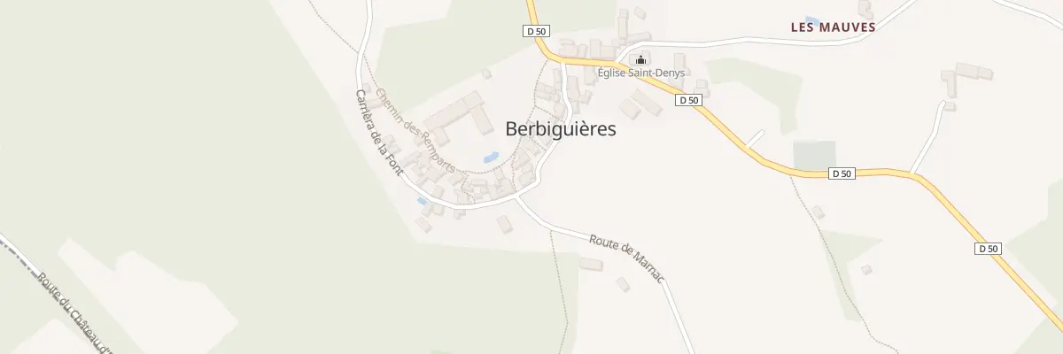 Plan du 31 Le Bourg à Berbiguières