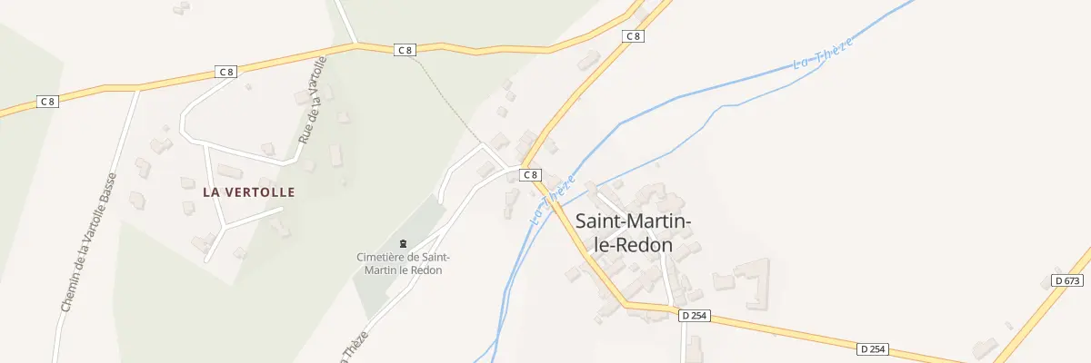 Plan du 200 Rte du Château de Bonaguil à Saint-Martin-le-Redon