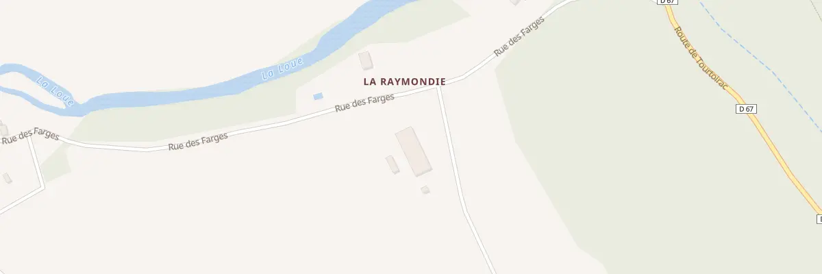 Plan du 25 Rue des Farges à Saint-Martial-d’Albarède