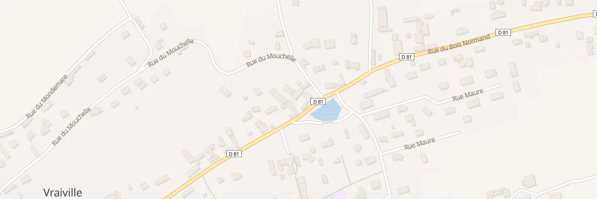 Plan du 34 Rue de la Mairie à Vraiville