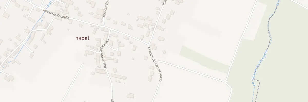 Plan du 43 Rue de la Fosse Triomphe à Civray-de-Touraine