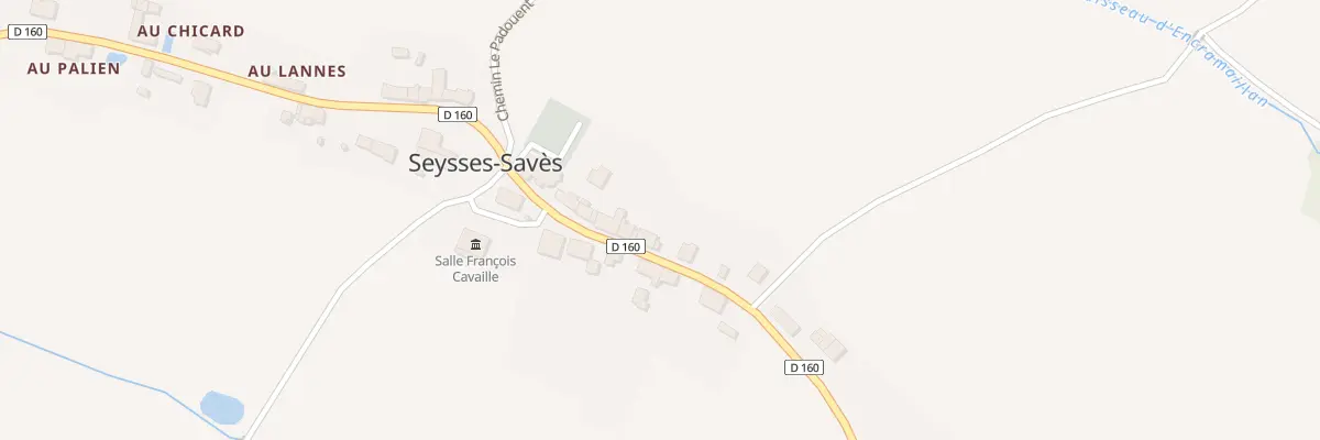 Plan du 5028 Au Village à Seysses-Savès
