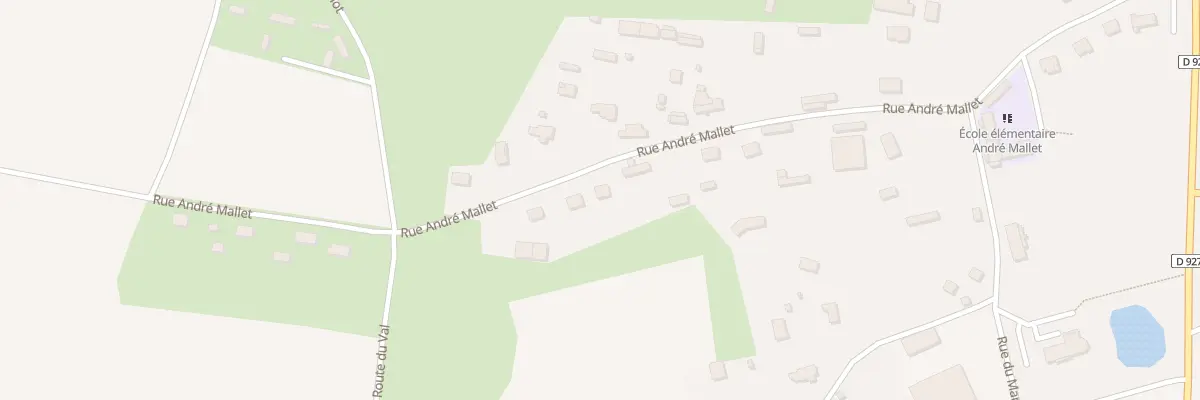 Plan du 485 Rue Andre Mallet à Biville-la-Baignarde