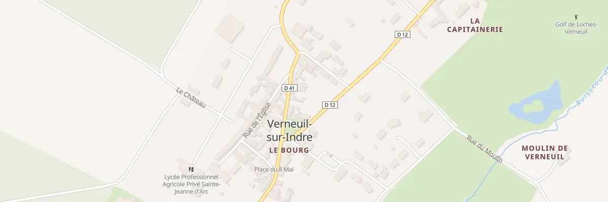 Plan du 4 Rue du Commerce à Verneuil-sur-Indre