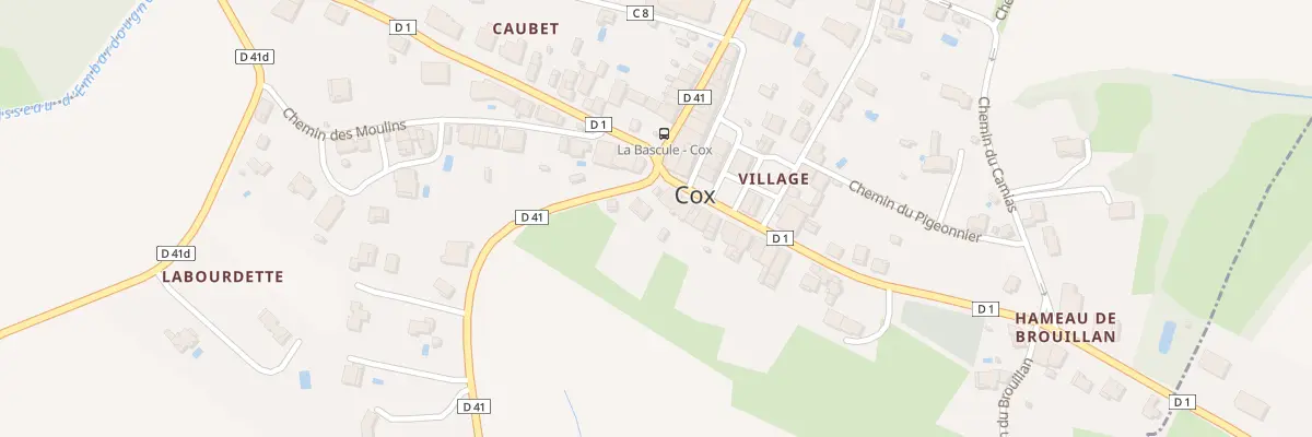 Plan du 106A Village à Cox