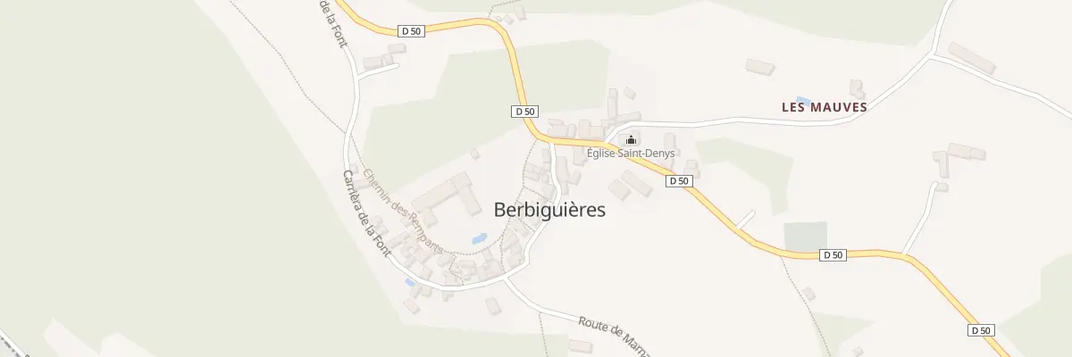 Plan du 26 Le Bourg à Berbiguières