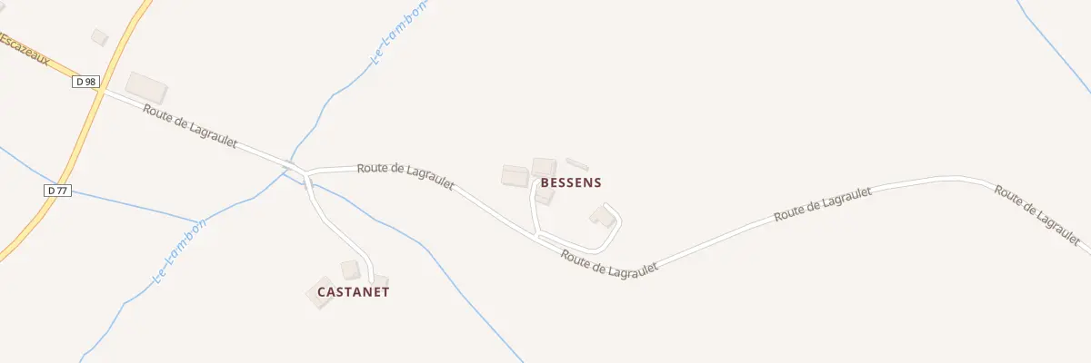 Plan du 5022 Bessens à Gariès