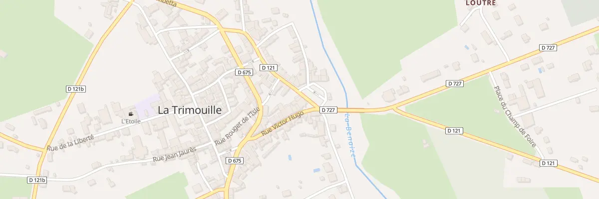 Plan du 3 Rue de Trupet à La Trimouille