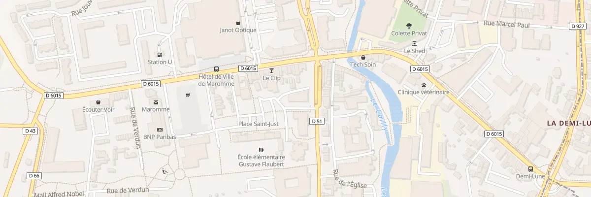 Plan du 8 Rue de la République à Maromme