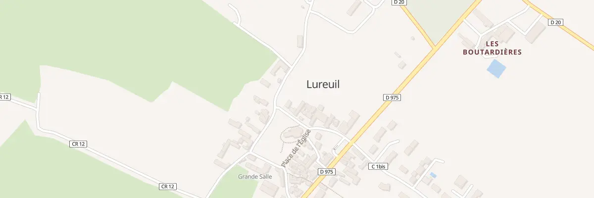 Plan du 12 Pl de l’Eglise à Lureuil