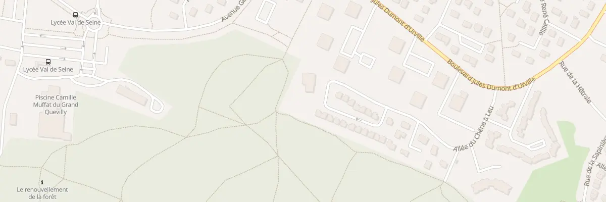 Plan du 2 All du Chêne à Leu au Grand-Quevilly