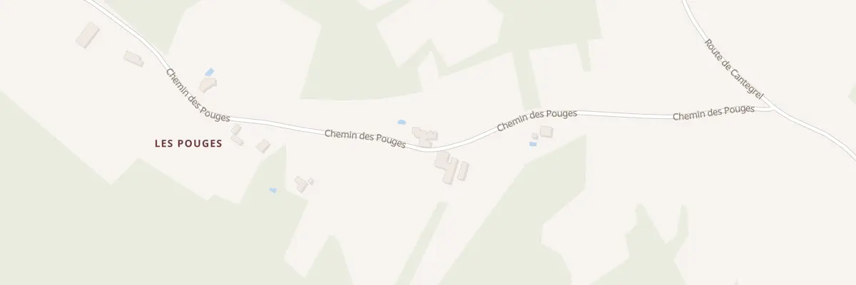 Plan du 7 Les Pouges à Carves