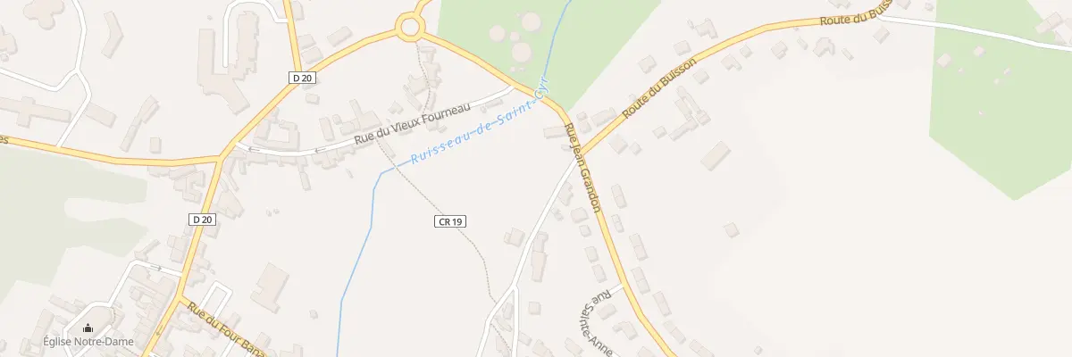 Plan du 6 Rue Jean Grandon à Senonches