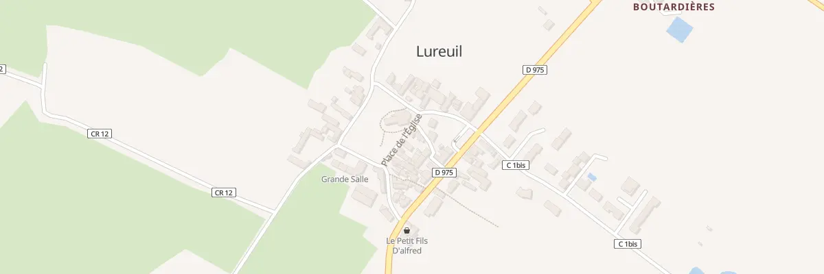 Plan du 60 Pl de l’Eglise à Lureuil