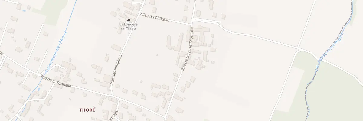 Plan du 12 Rue de la Fosse Triomphe à Civray-de-Touraine