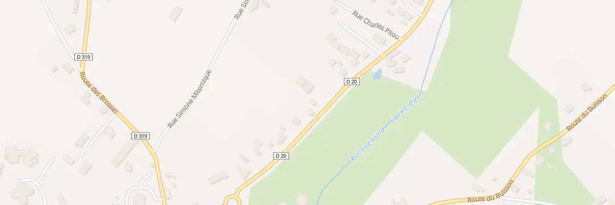 Plan du 21 Rte de Dreux à Senonches