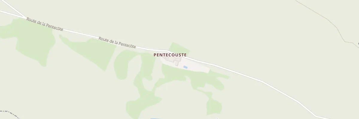 Plan du 1 Pentecouste à Ausseing