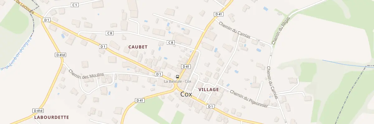 Plan du 9003 Village à Cox