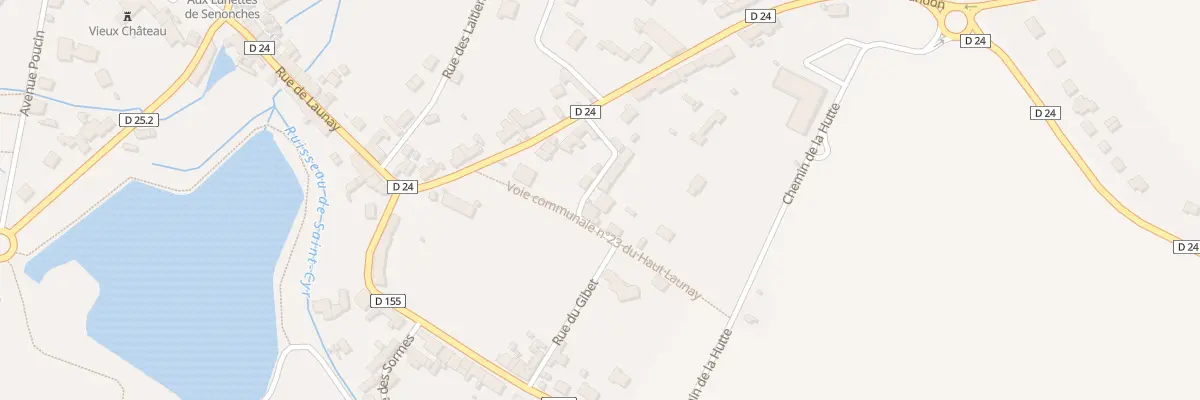 Plan du 5 Rue du Gibet à Senonches